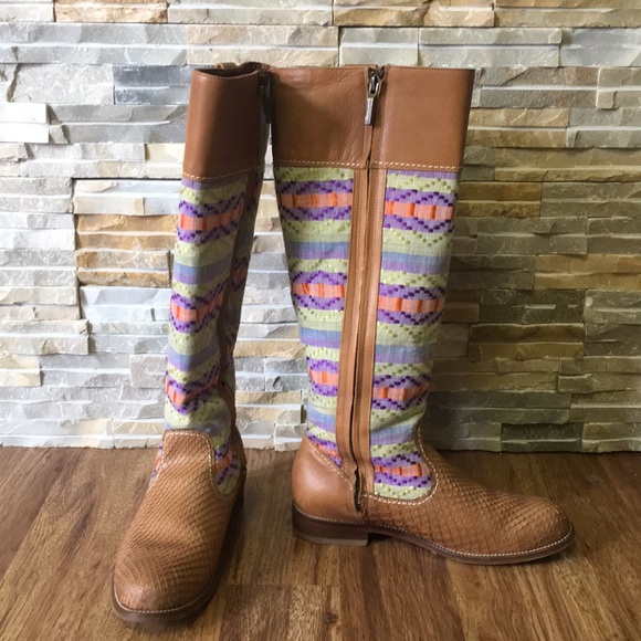 Python leather boots - Picture 1 of 3